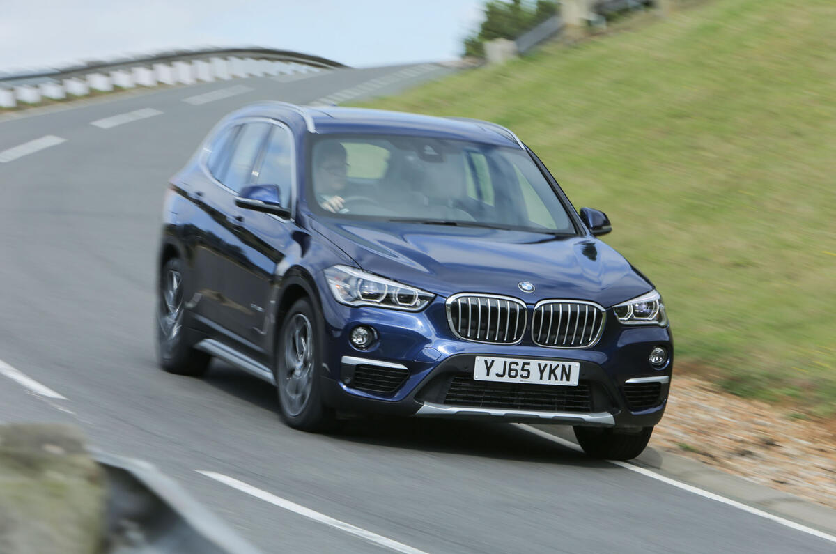 La BMW X1 offre un bon contrôle de la carrosserie...