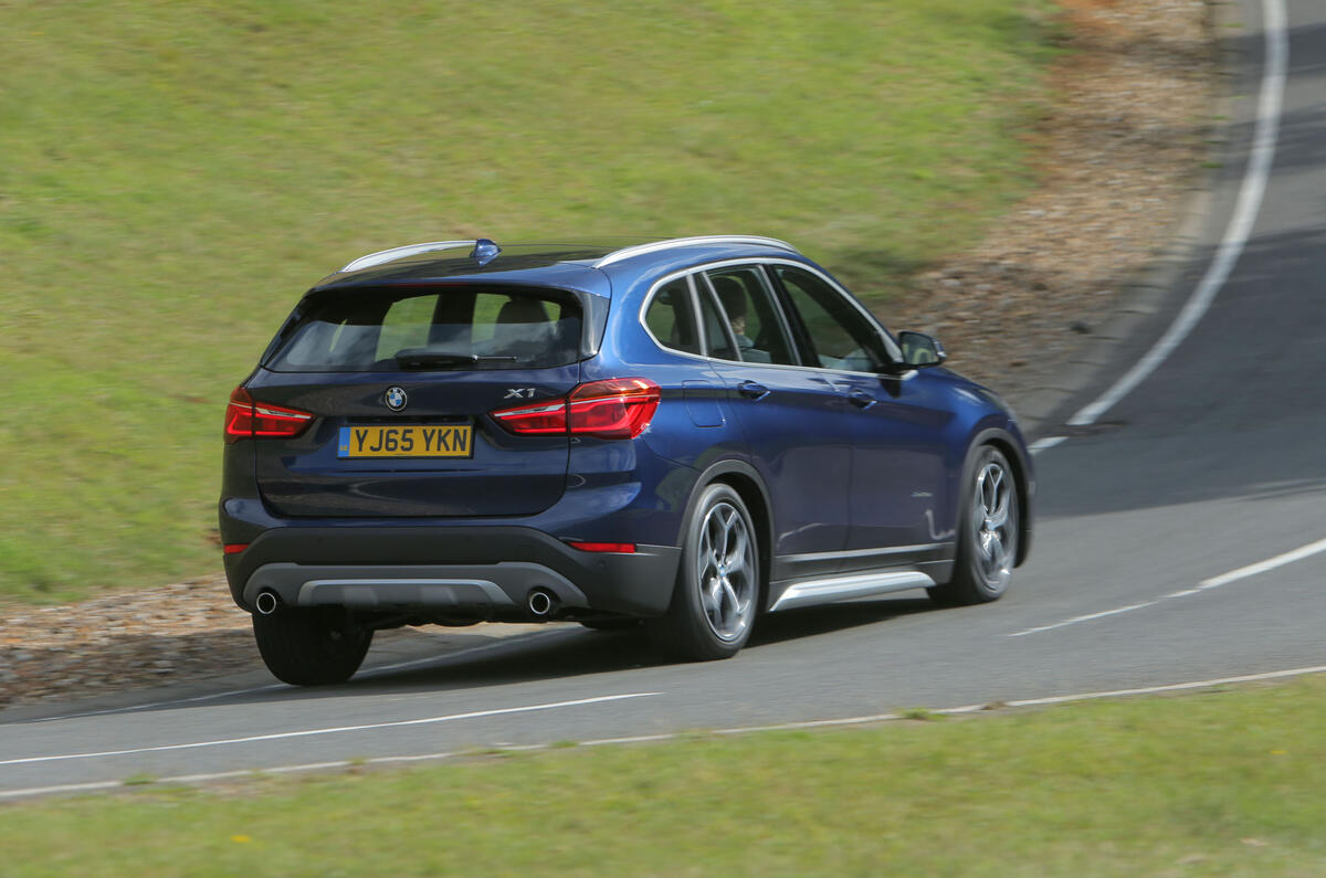 ...mais la BMW X1 a une conduite ferme en contrepartie