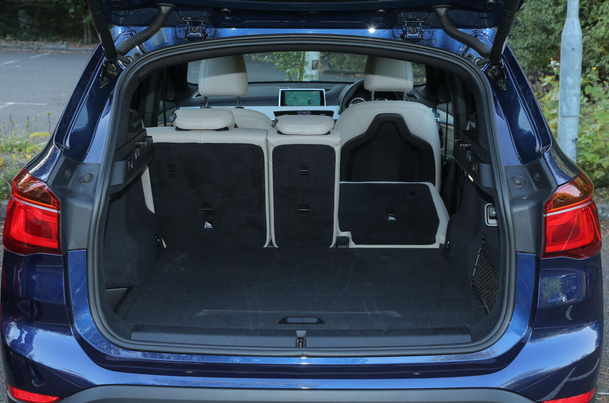 La flexibilité des sièges arrière de la BMW X1 deuxième génération