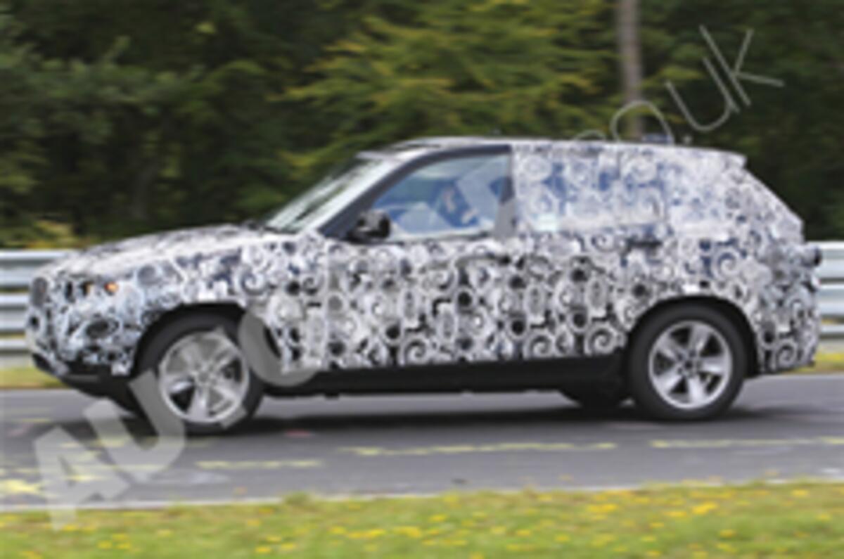 BMW X3 spied testing
