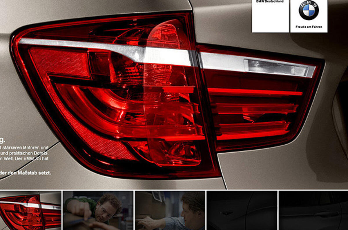 New BMW X3: first pics