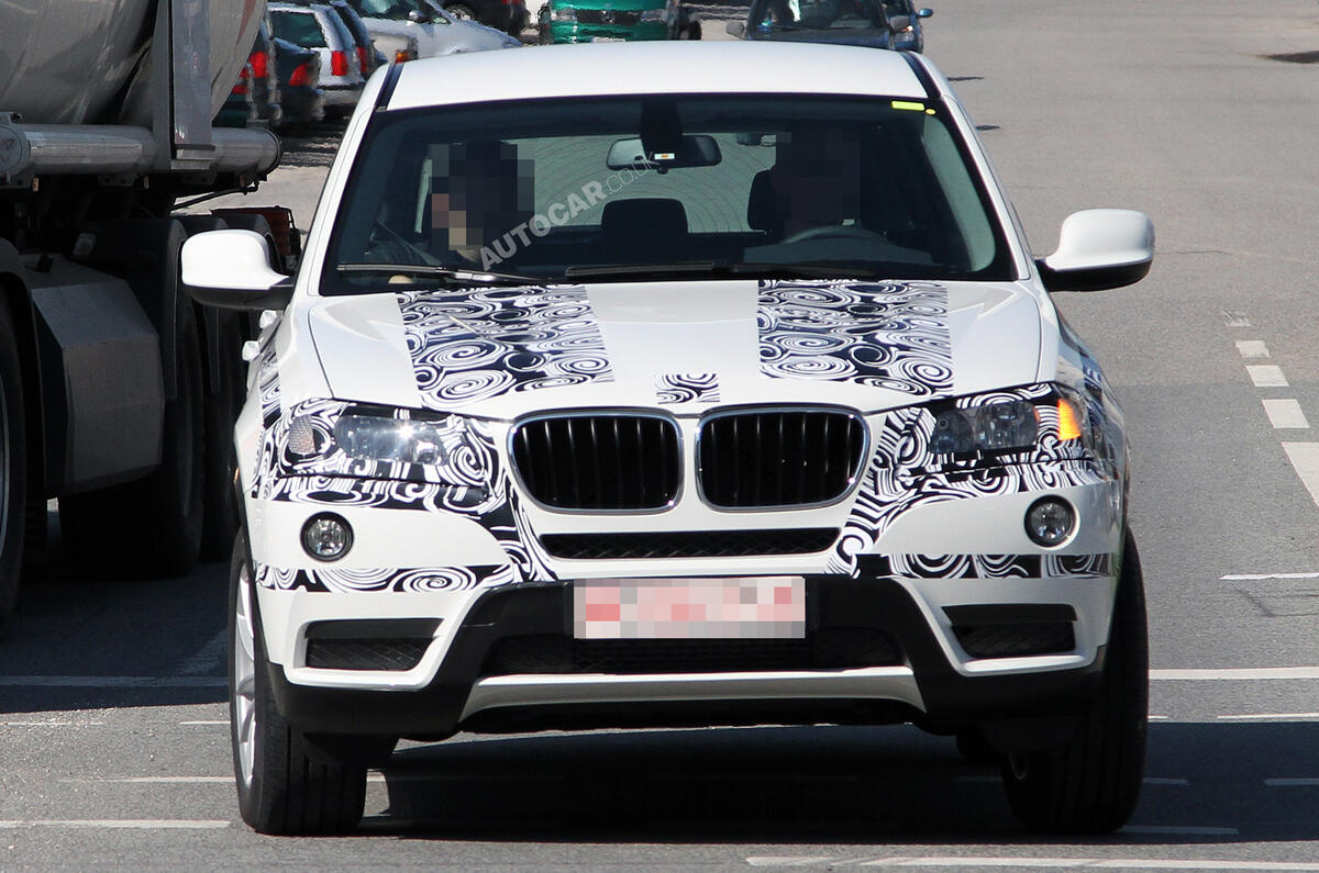 Next BMW X3 spied in testing