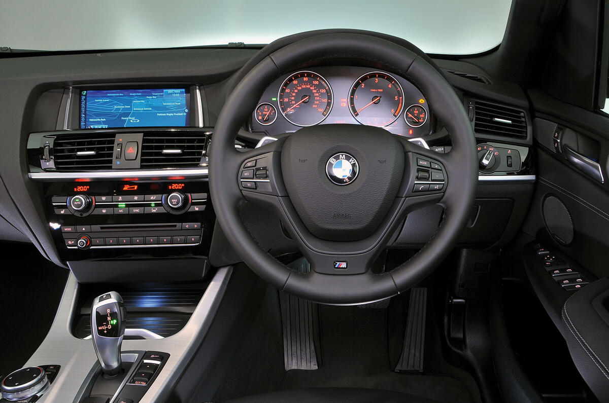 BMW X3 dashboard