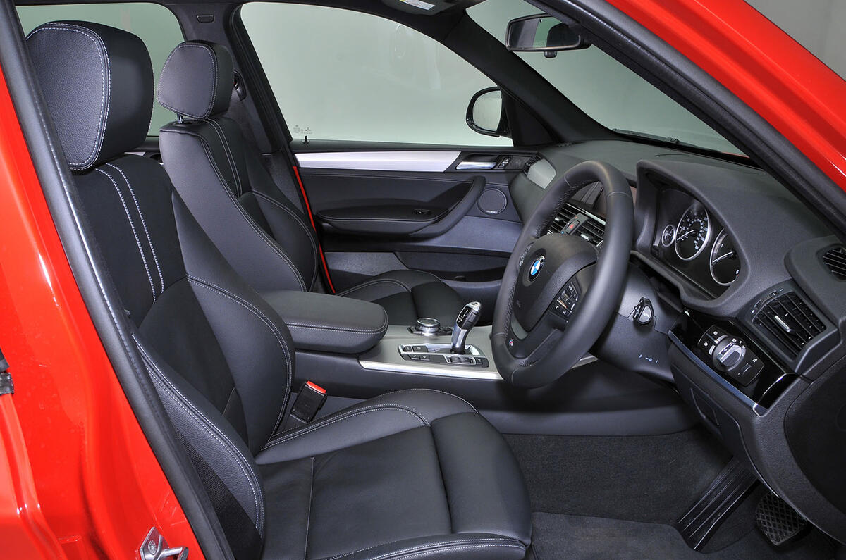 BMW X3 interior
