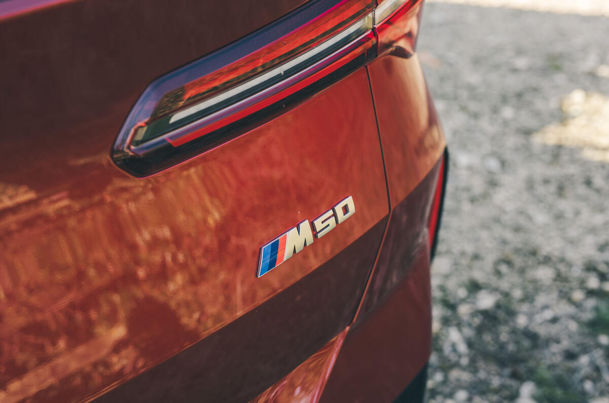 bmw x3 m50 2025 Review badge 6