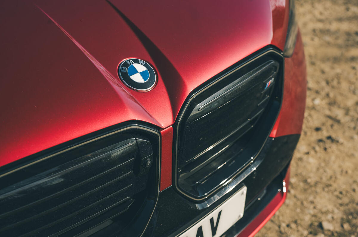 bmw x3 m50 2025 Review grille 1