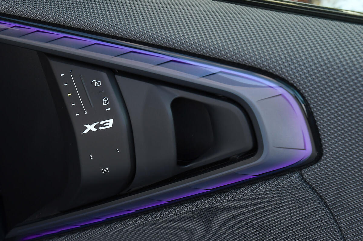BMW X320 2024 Review door detail 6985