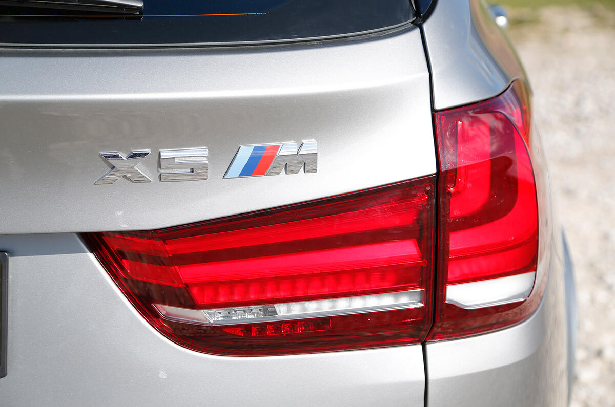 BMW X5 M's rear lights