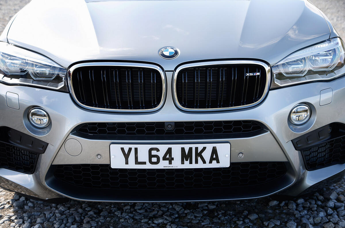 BMW X5 M's front grille