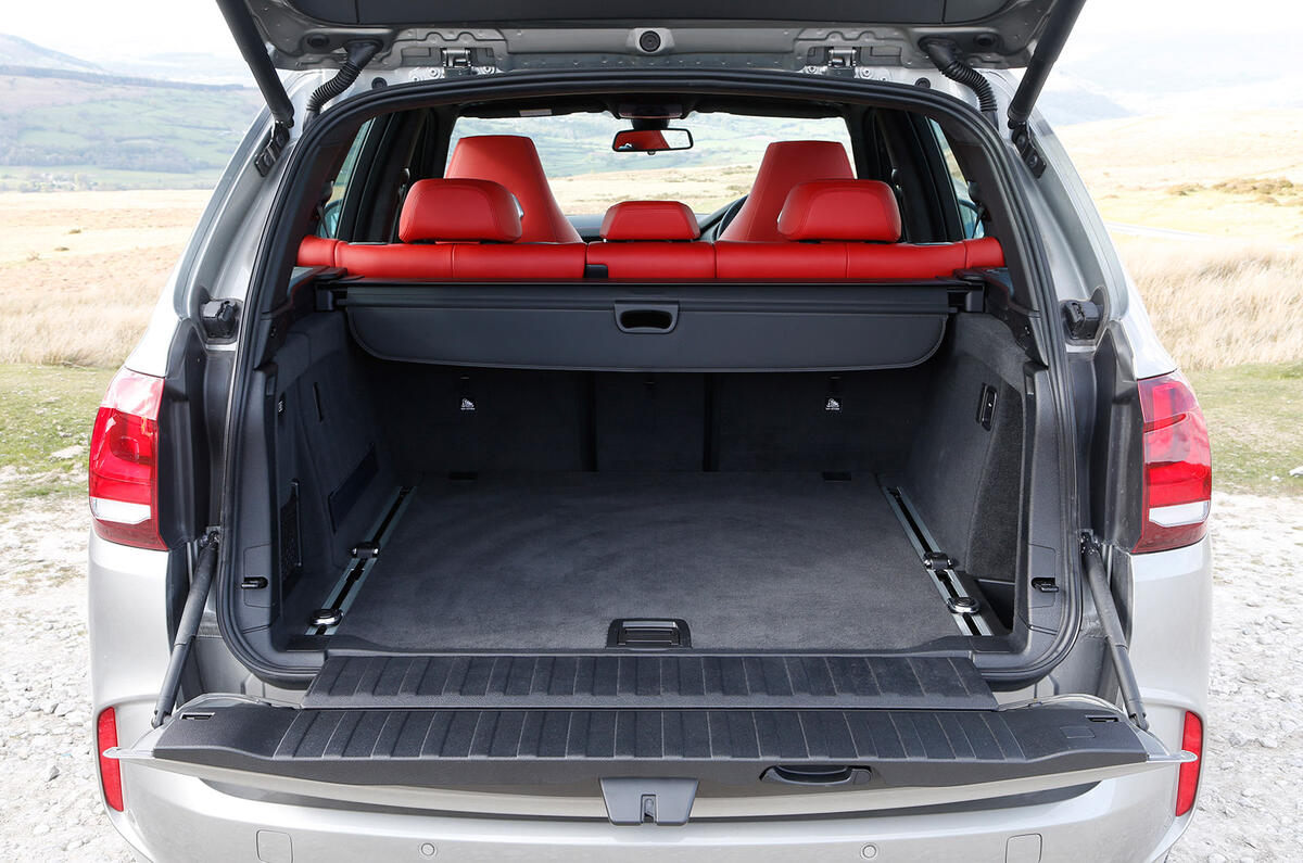 BMW X5 M's boot space