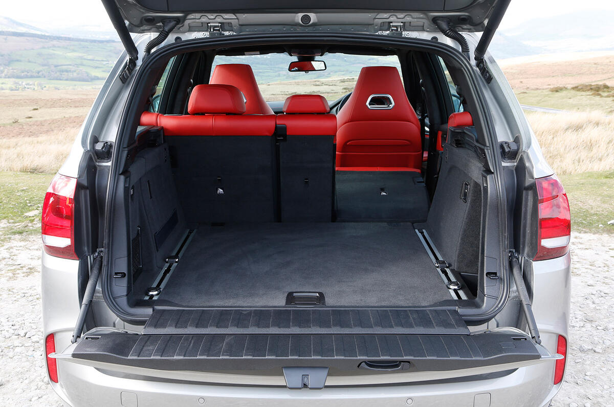 BMW X5 M's flexible seating