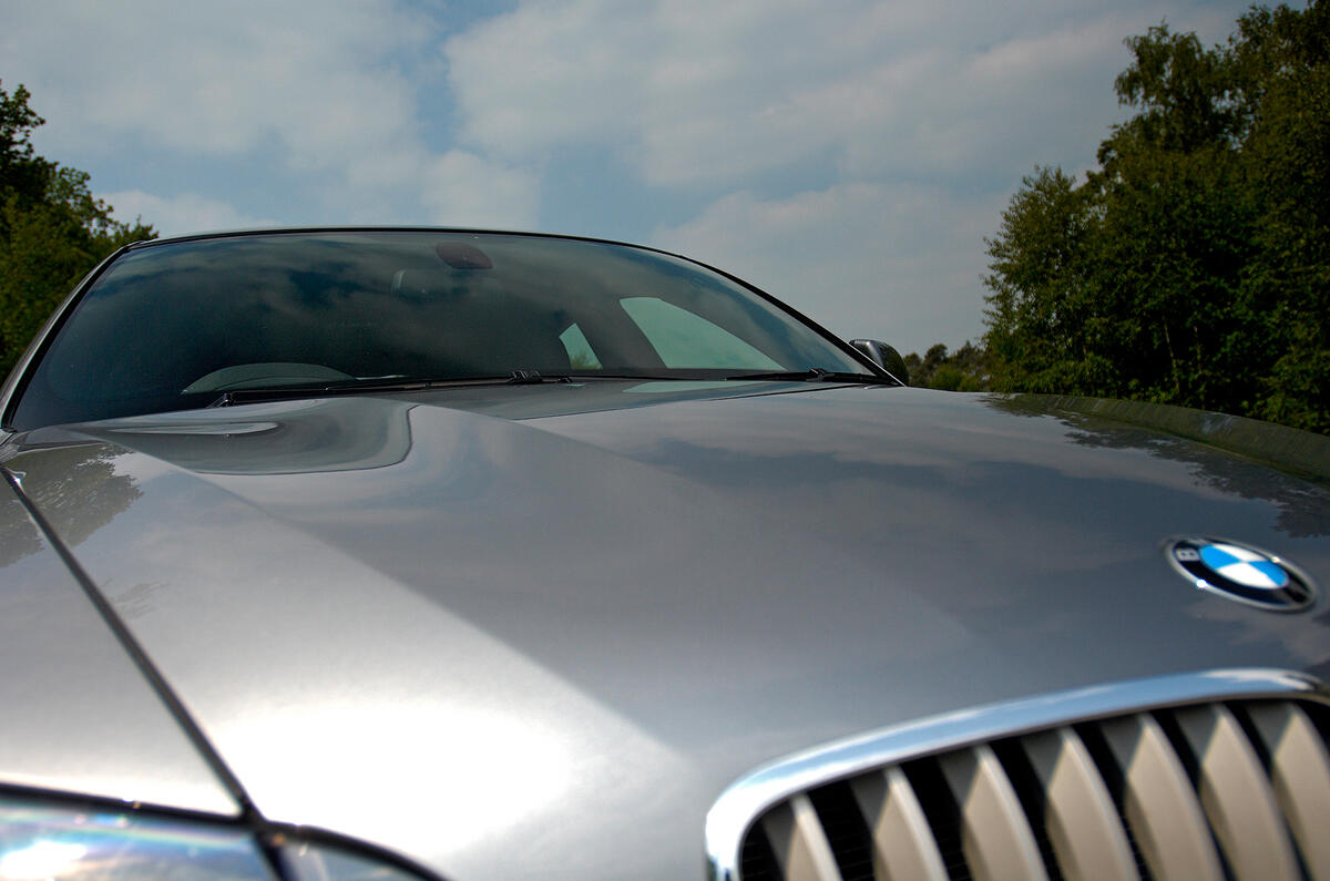 BMW X6's swaged bonnet lines
