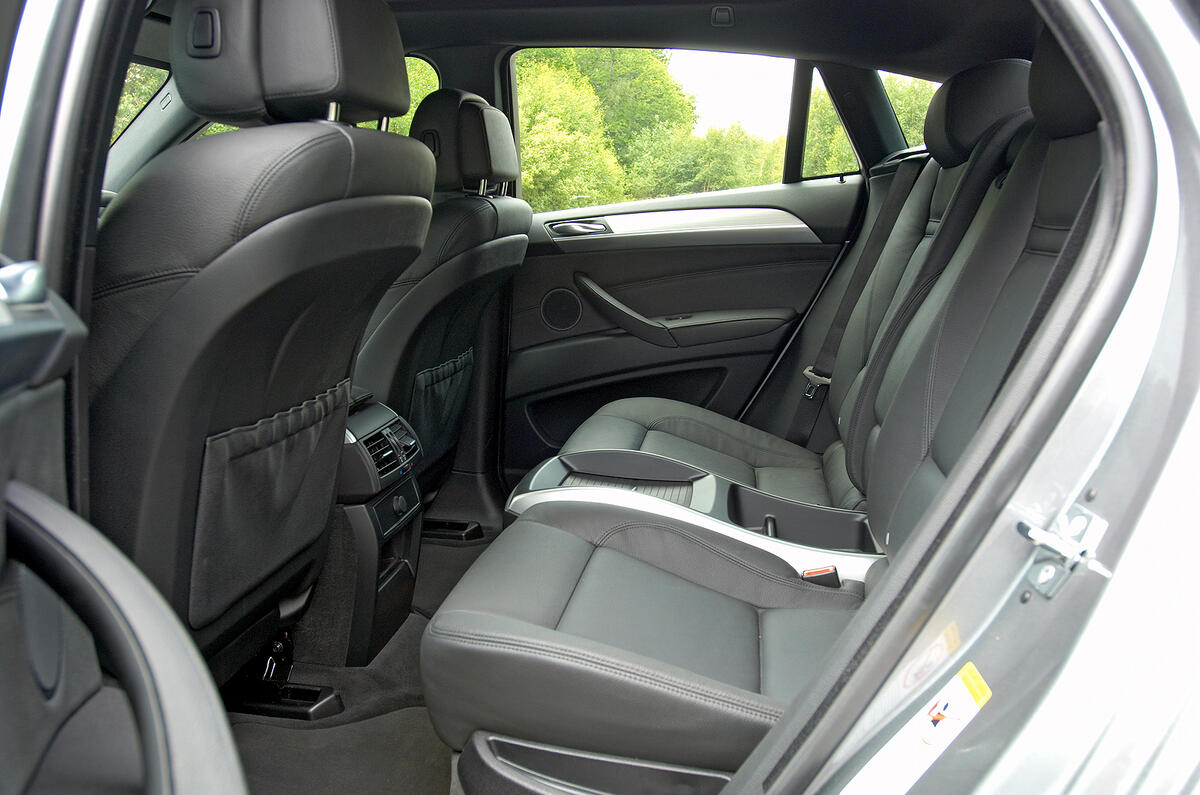 BMW X6 rear seats