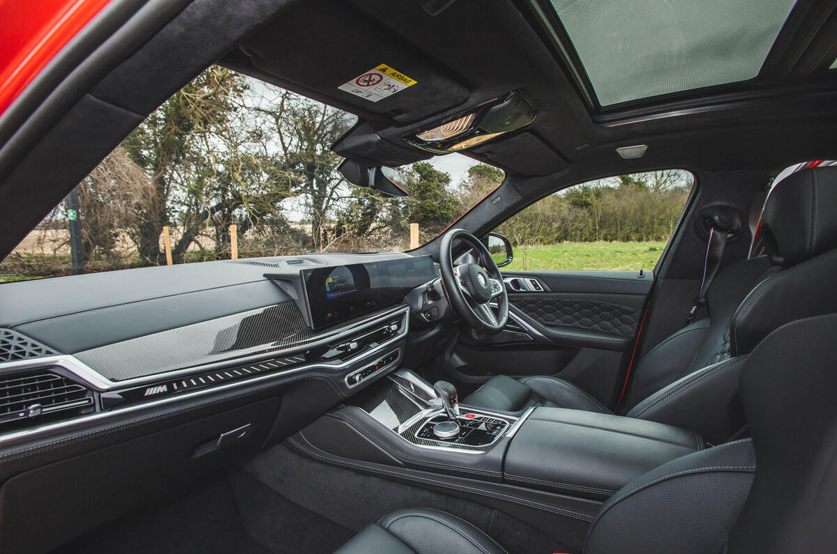 bmw x6m review 2024 11 interior