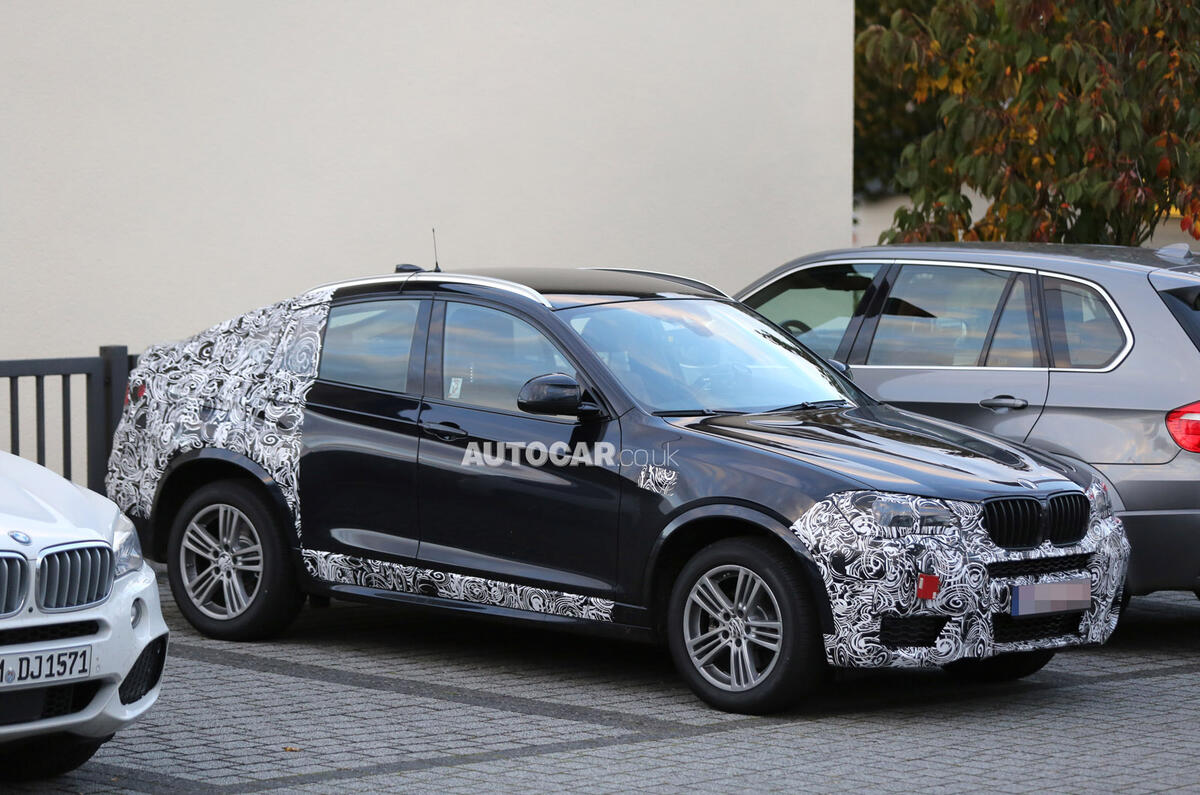 no title BMW X4 spotted less disguised