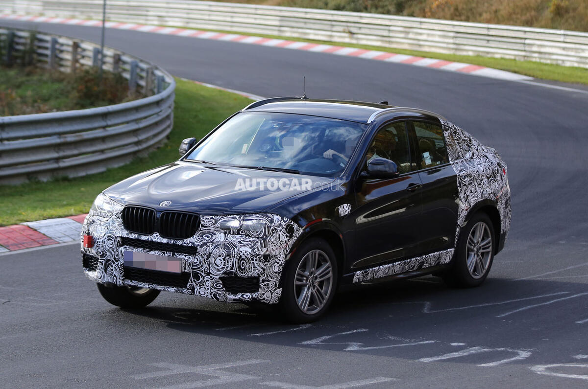 no title BMW X4 spotted less disguised