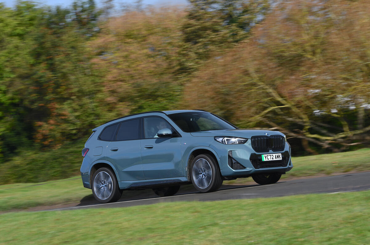 BMW iX1 distance driving shot