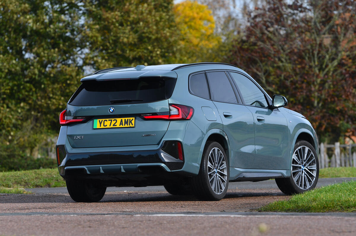 BMW IX1 rear cornering