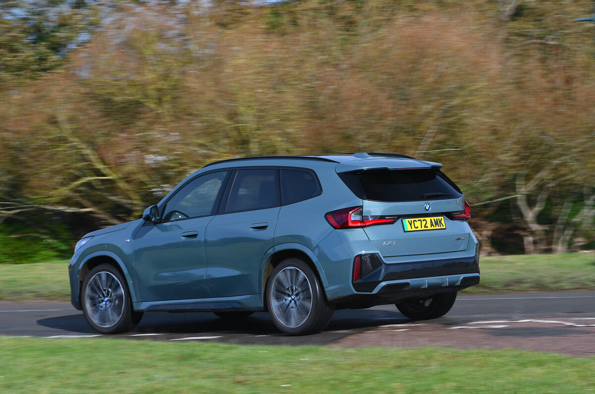 BMW iX1 rear distance shot