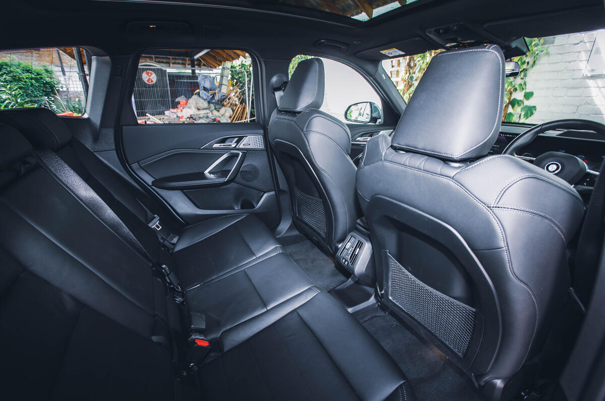BMW iX1 rear seats
