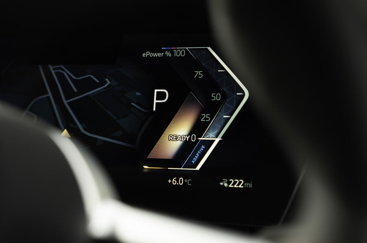 BMW iX2 digital driver display BMW iX2 digital driver display