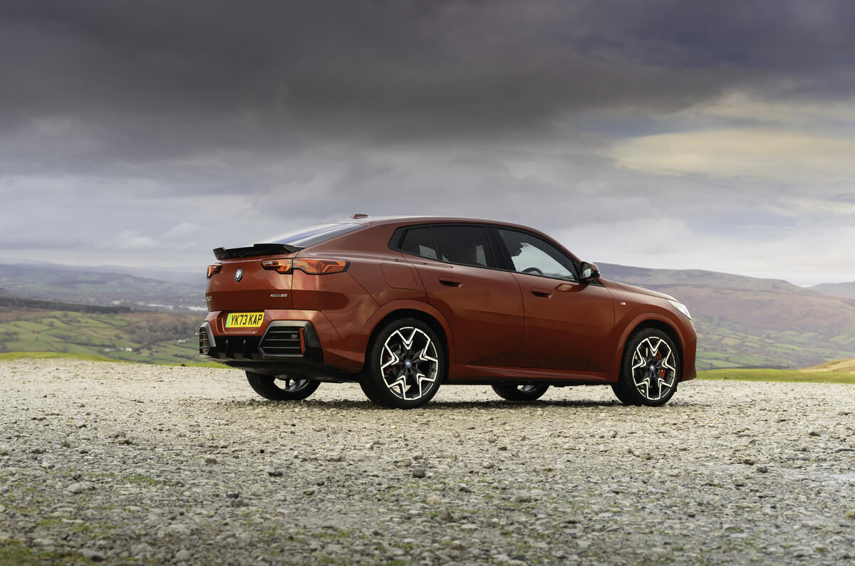 BMW iX2 rear static BMW iX2 rear static