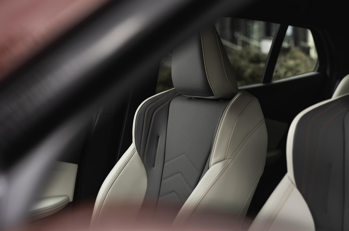 BMW iX2 seats BMW iX2 seats