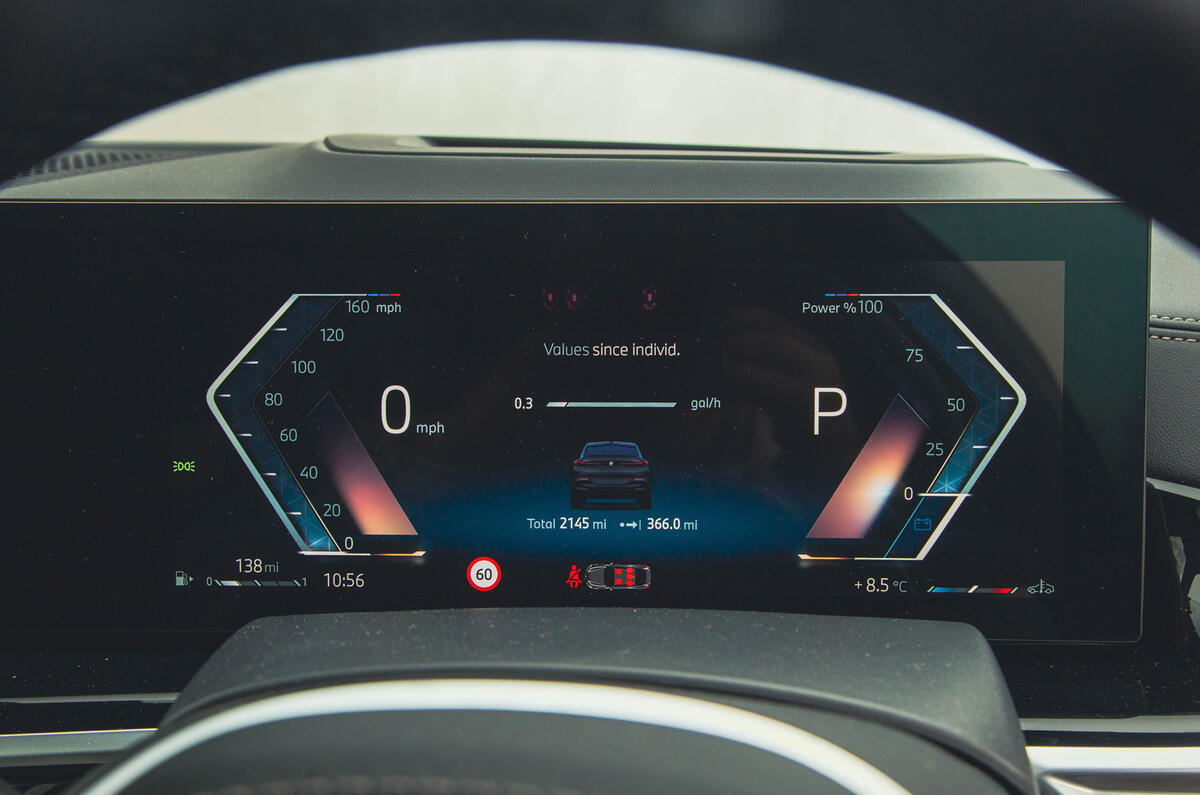 BMW X6 digital drivers display BMW X6 digital drivers display