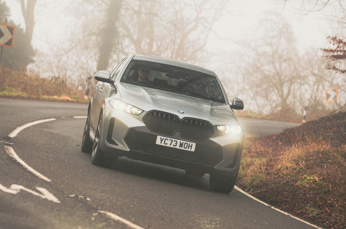 BMW X6 front cornering BMW X6 front cornering