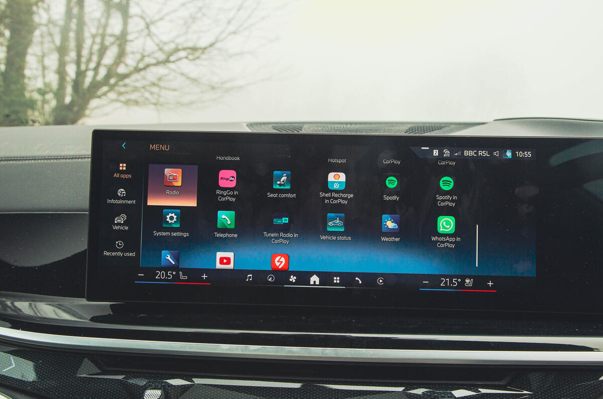 BMW X6 infotainment menu BMW X6 infotainment menu