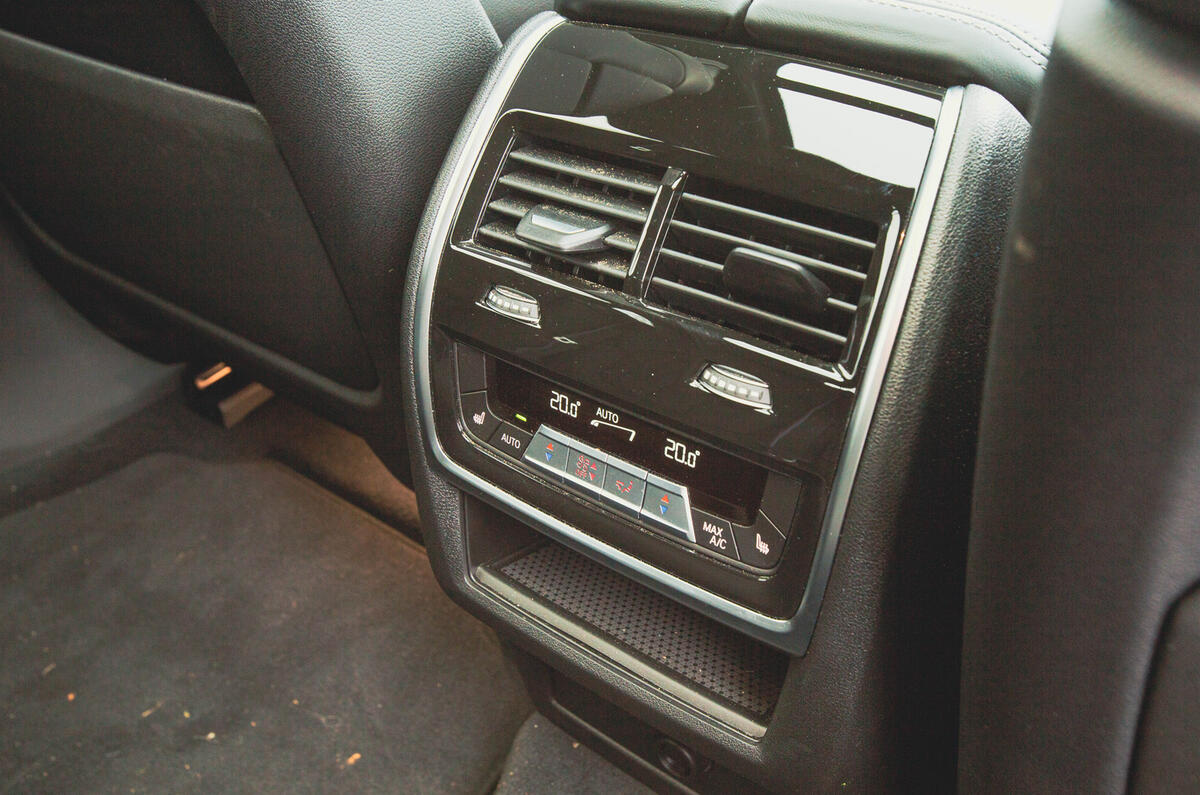 BMW X6 rear seats climate control BMW X6 rear seats climate control