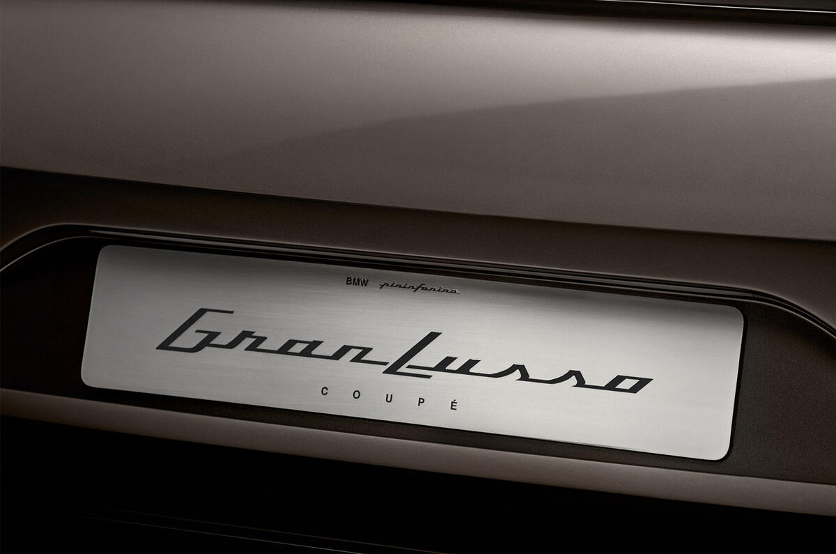 BMW teases Pininfarina Grand Lusso Coupé