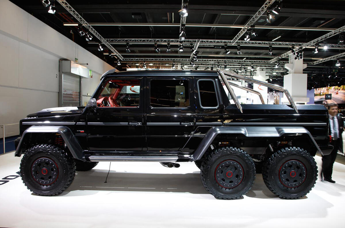 Six-wheeled 691bhp Brabus unveiled
