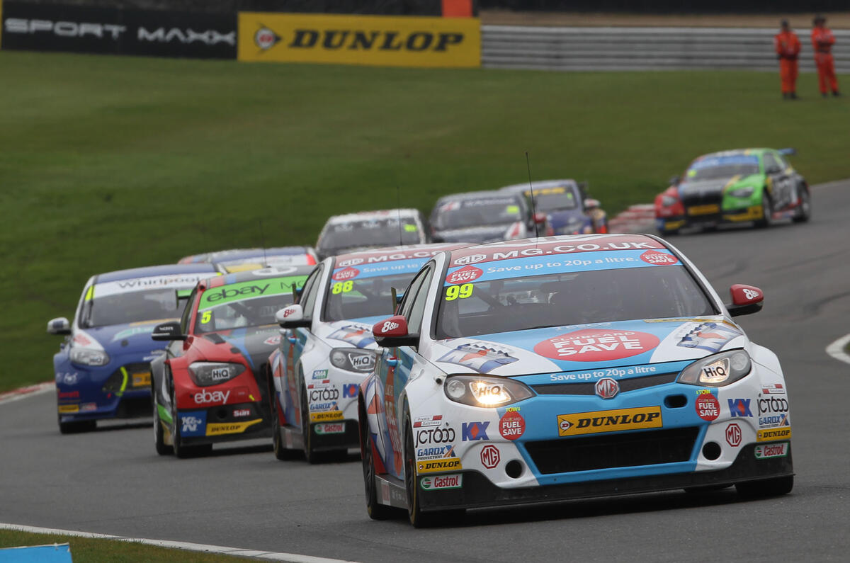 Colin Turkington wins the 2014 Dunlop MSA BTCC championship