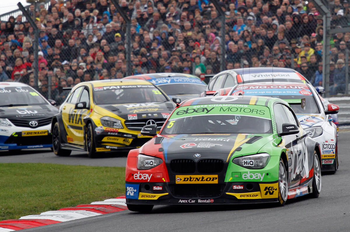 Colin Turkington wins the 2014 Dunlop MSA BTCC championship