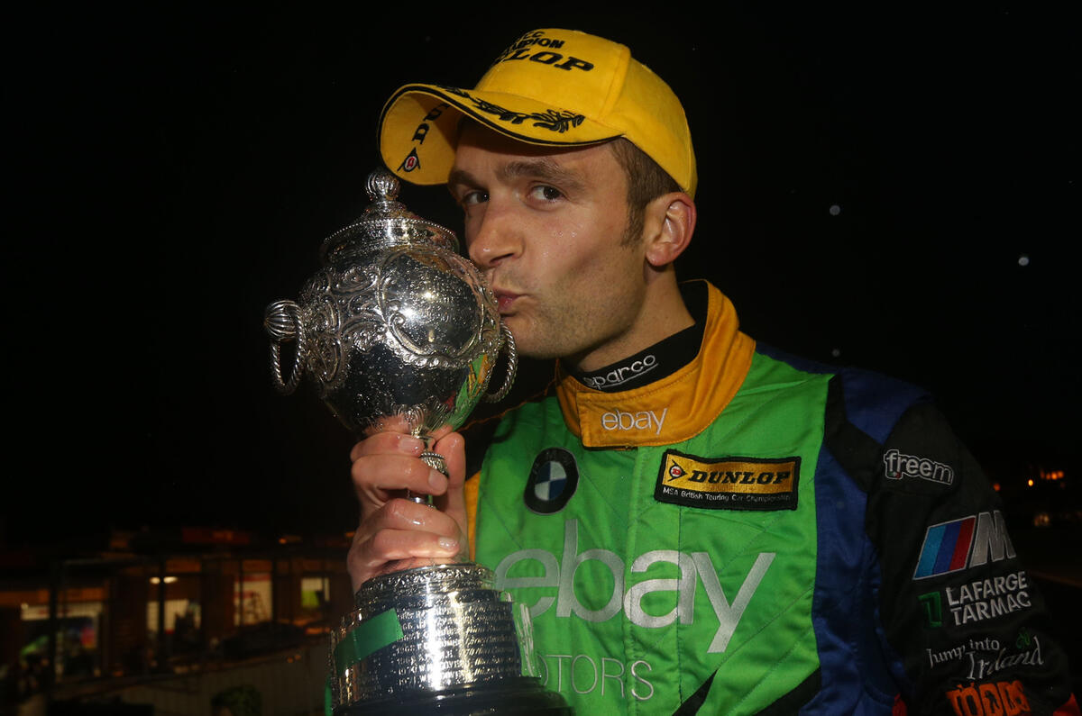Colin Turkington wins the 2014 Dunlop MSA BTCC championship