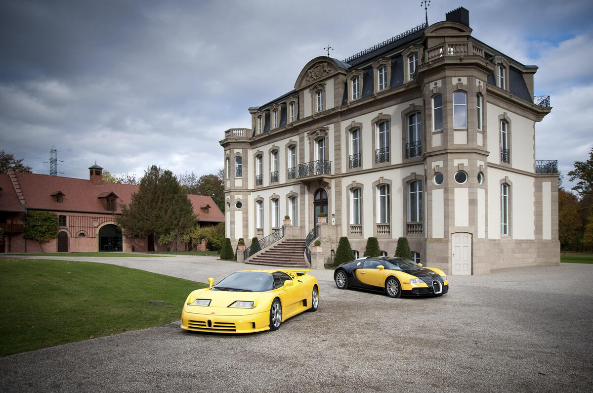 Bugatti Veyron vs Bugatti EB110