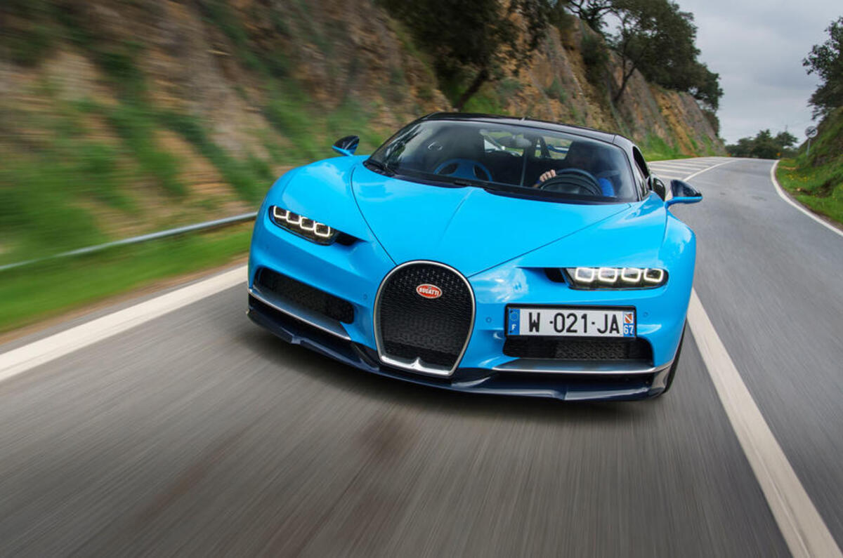 Bugatti Chiron front end