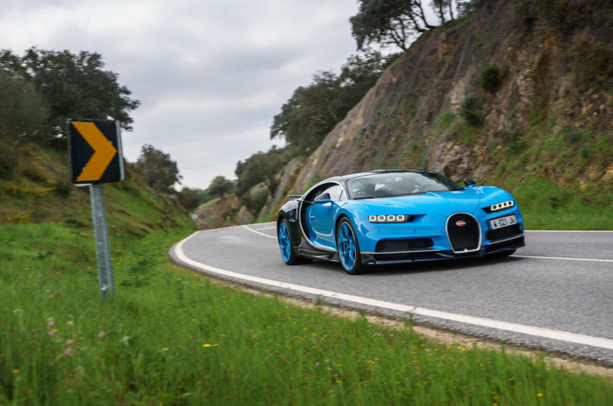 Bugatti Chiron front quarter