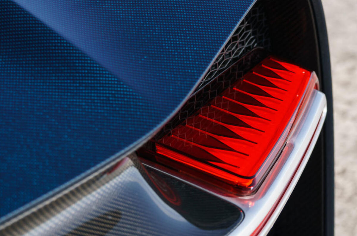 Bugatti Chiron rear lights