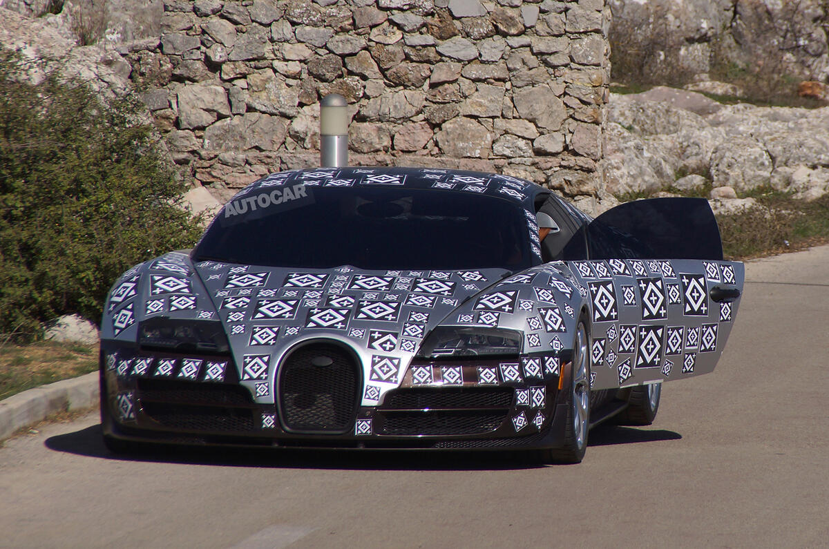 Bugatti's Veyron replacement breaks cover