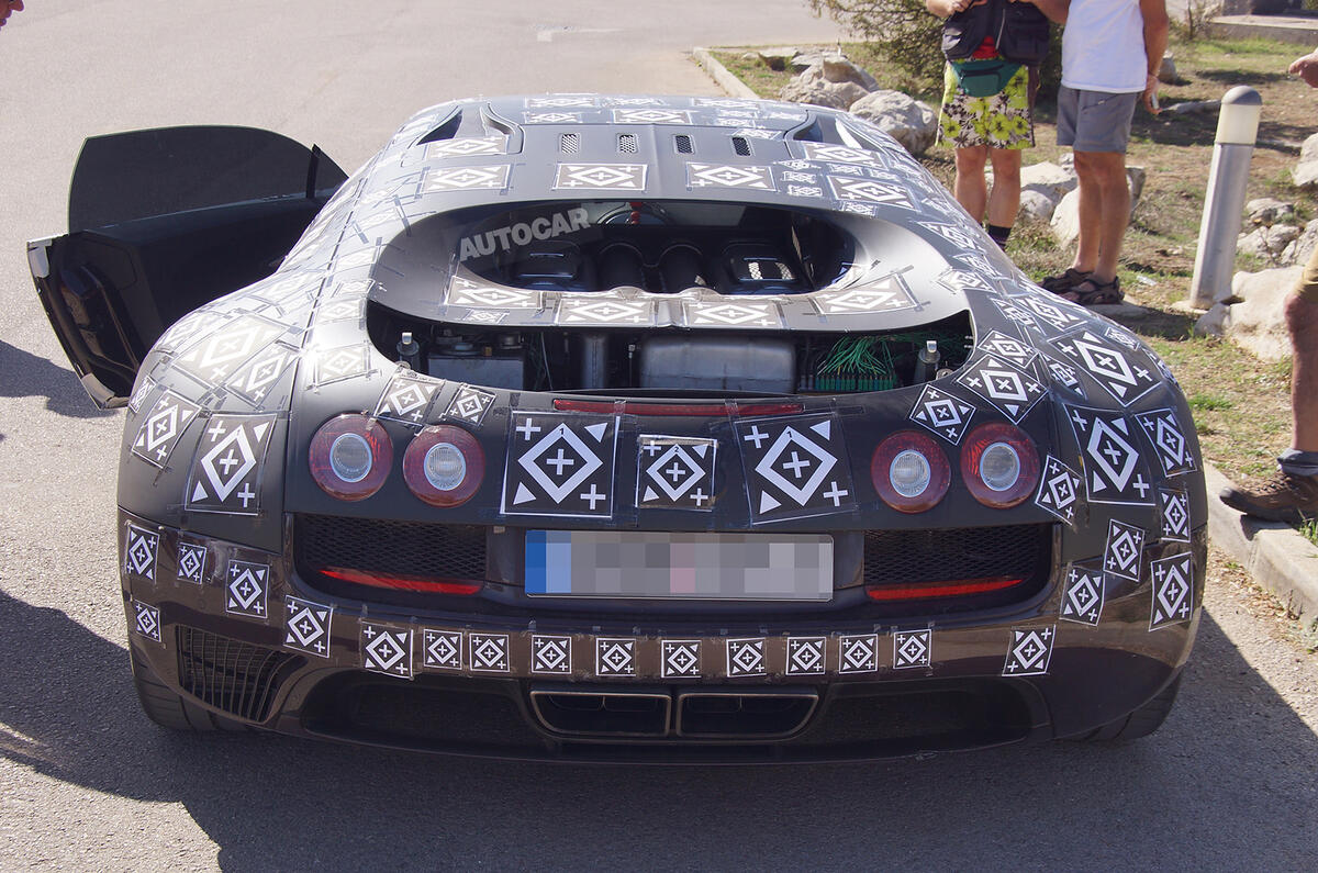 Bugatti's Veyron replacement breaks cover