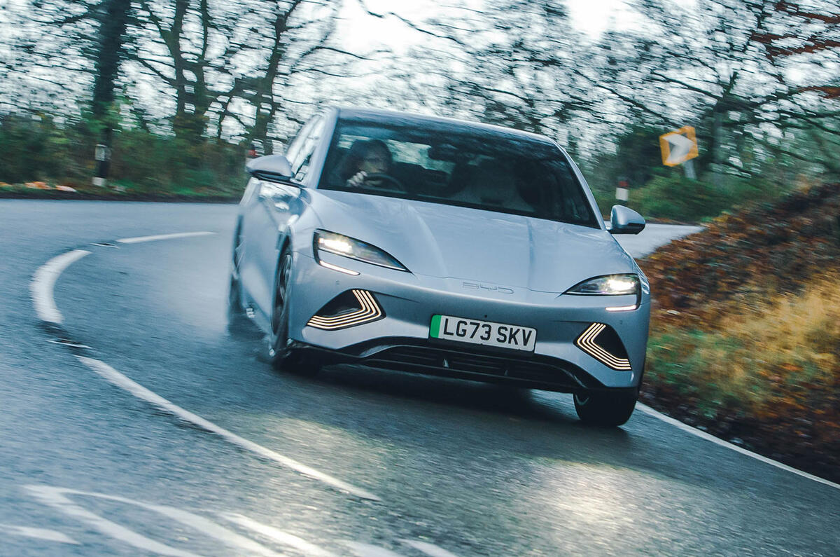 byd seal review 2024 22 cornering front