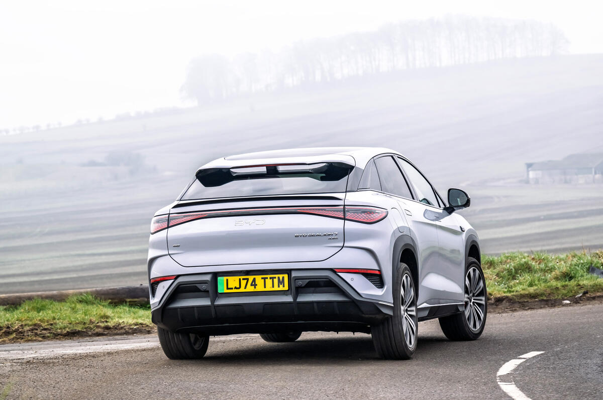 BYD Sealion 7 rear cornering BYD Sealion 7 rear cornering