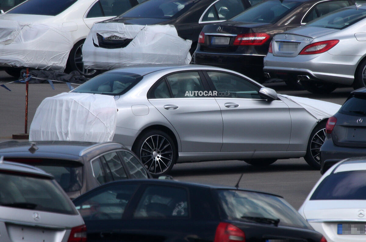 no title New Mercedes C-class partially revealed