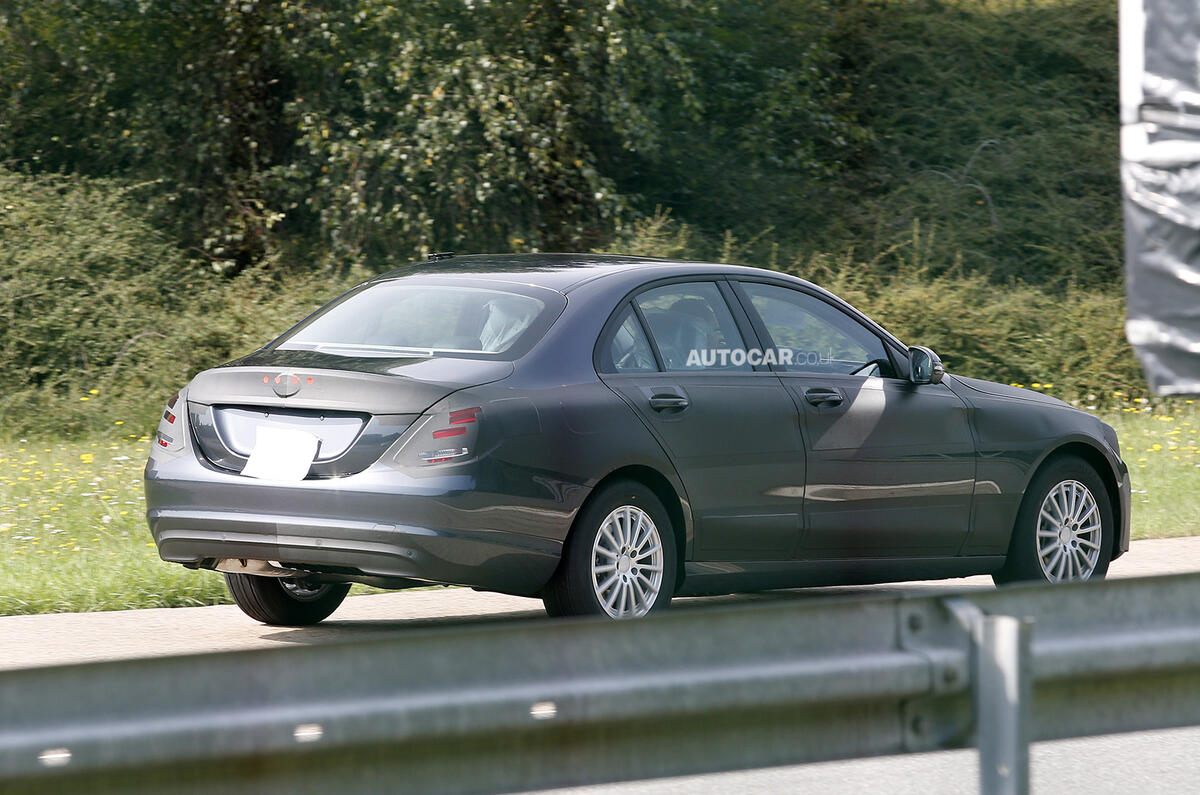 no title New Mercedes C-class partially revealed