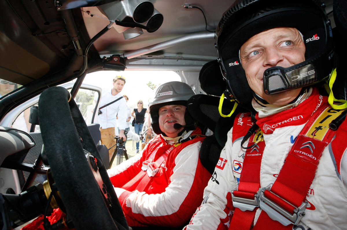 Mikko Hirvonen tames Goodwood&#039;s rally stage