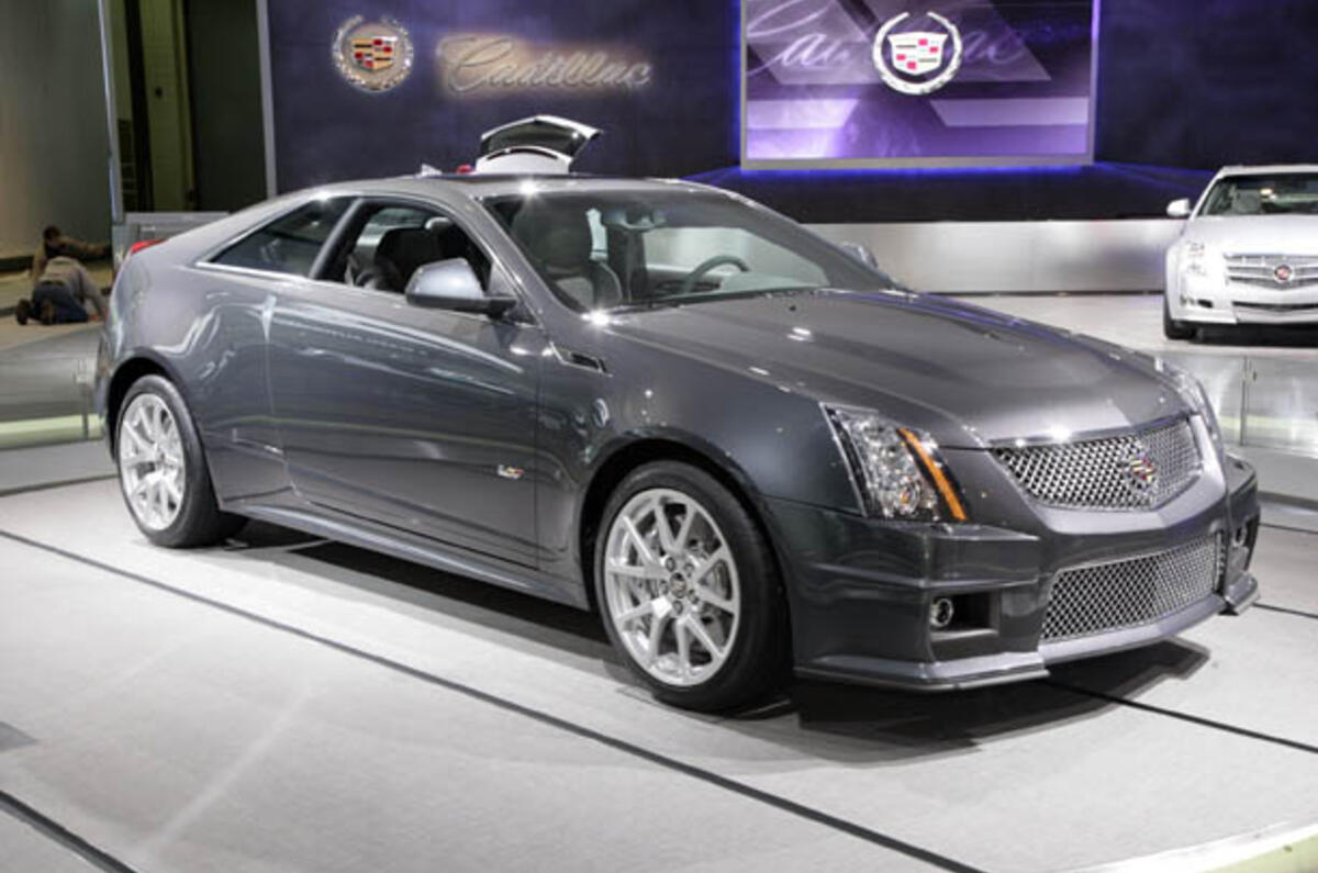 Detroit motor show: Cadillac CTS-V Coupe