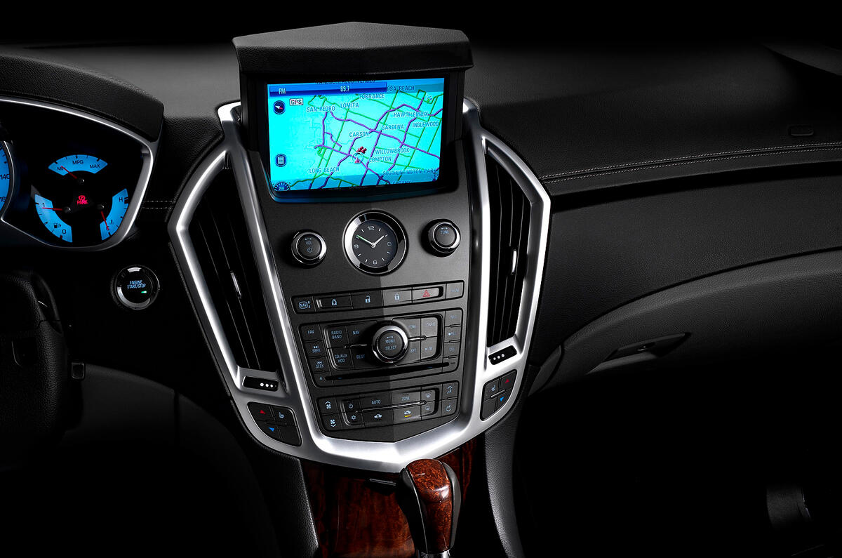 Cadillac SRX infotainment system