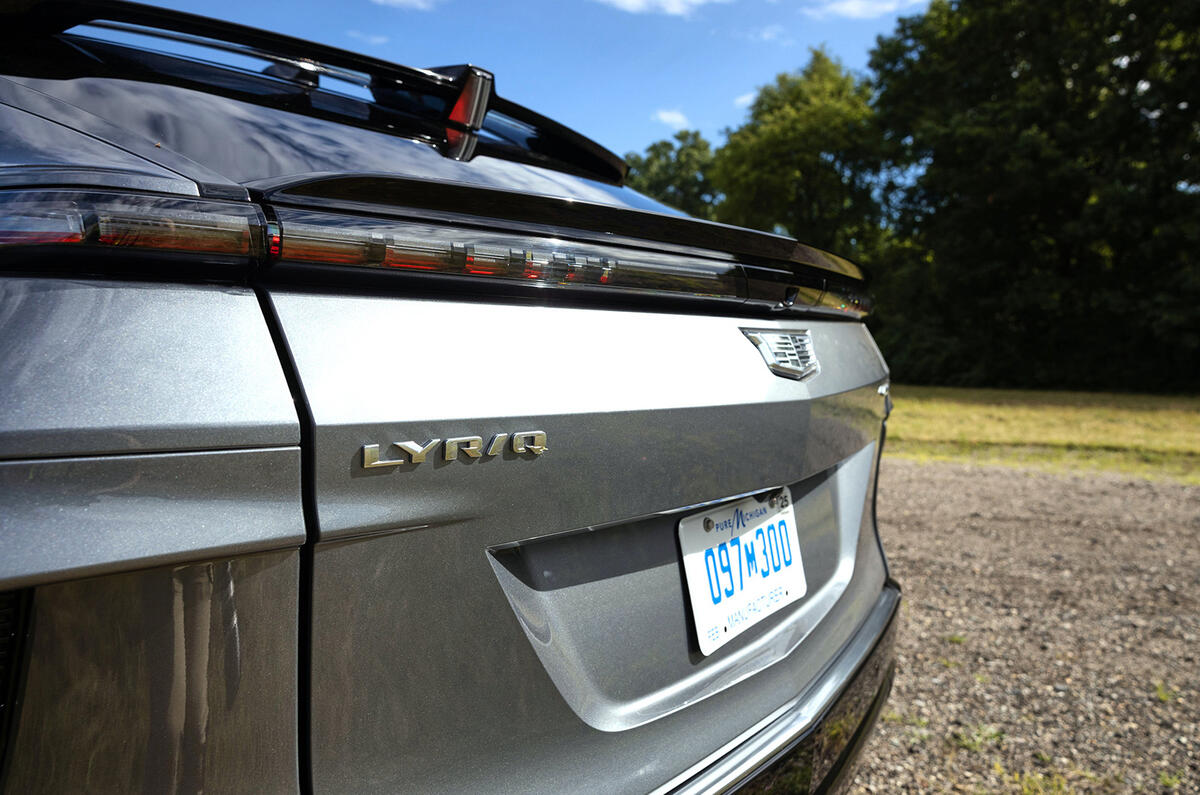 Cadillac Lyriq badge Cadillac Lyriq badge